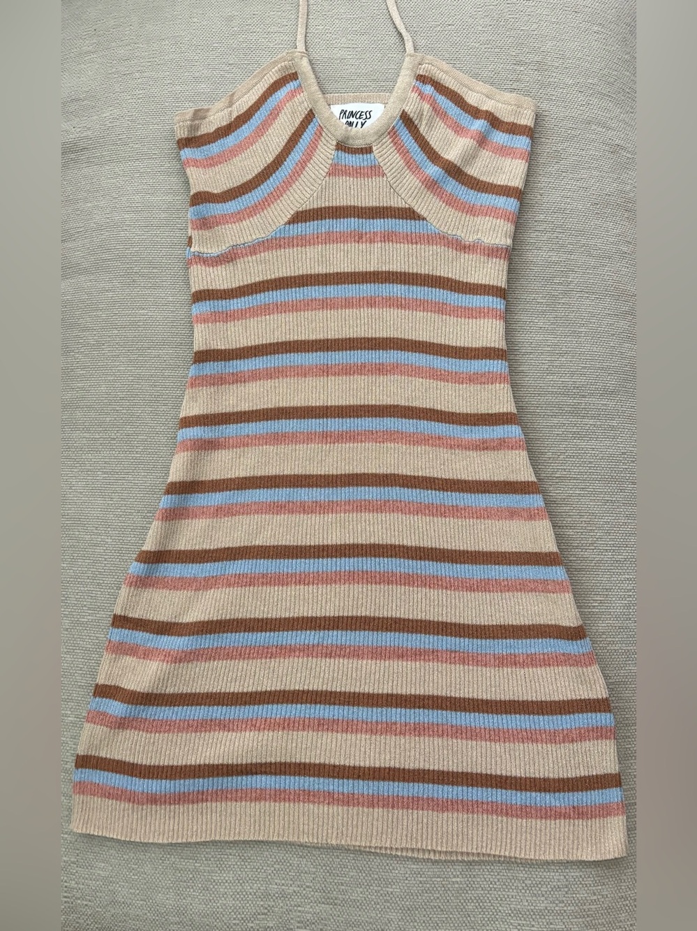 Princess Polly Monica Mini Dress Halter Neck